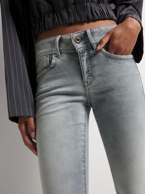 G-Star Women's Lynn Skinny Faded Grey Jeans