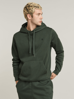 G-Star Men's Premium Core Hooded Graphite Sweater