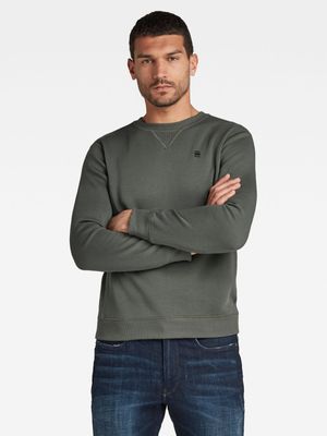 G-Star Men's Premium Core Grey Sweater
