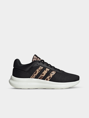 Women's adidas Lite Racer 4.0 Black/Leopard Sneaker