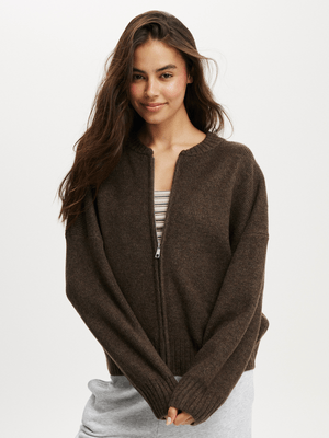 Women's Cotton On Luxe Zip Through Knit Bomber