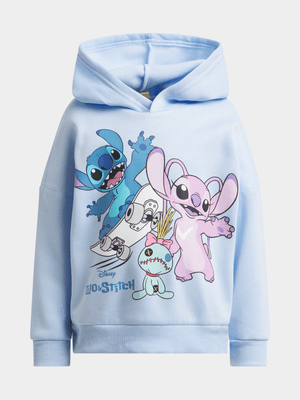 Jet Younger Girls Blue Stitch & Angel Active Top