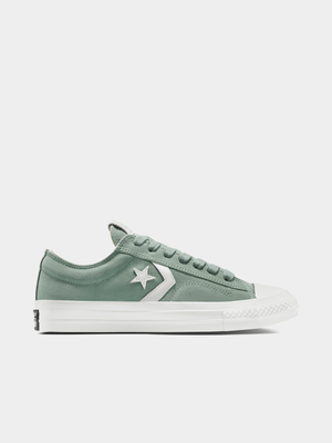 Converse Junior Star Player 76 Suede Green/White Sneaker