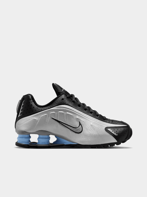 Nike Junior Shox R4 Metallic-Silver/Black Sneaker