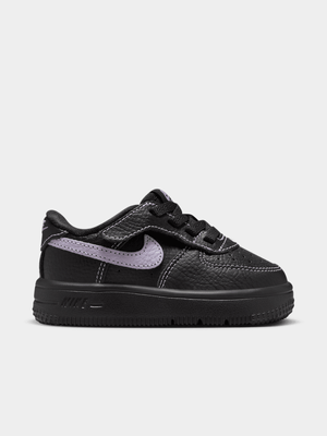 Nike Toddlers Air Force 1 Low Easyon LV8 Black/Purple Sneaker