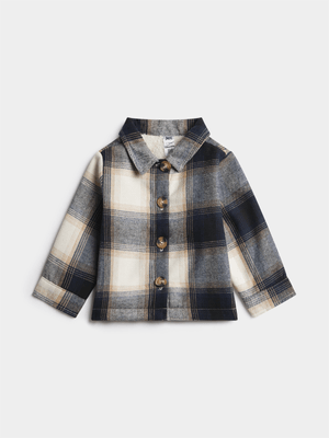 Jet Toddler Boys Navy Sherpa Shacket
