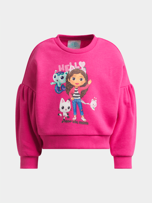 Jet Younger Girls Pink Gabby's Dollhouse Active Top