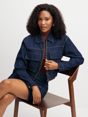 Jet Women's Dark Wash Denim Jacket