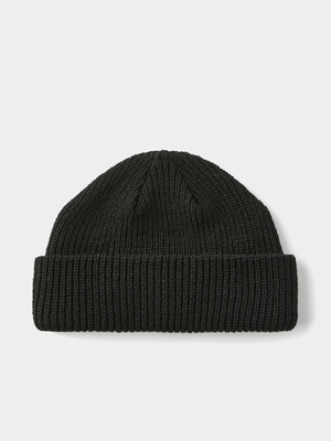 Men's Cotton On Black Fisherman Beanie