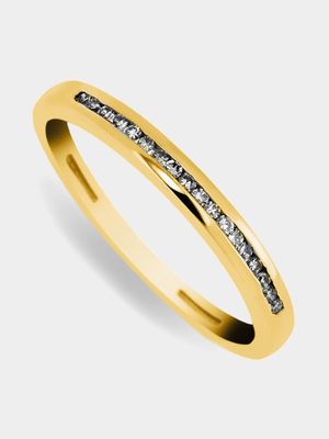 9ct Gold Gold 0.09ct Diamond Eternity Band