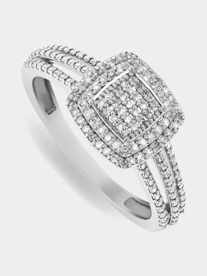 9ct Gold 0.11ct Diamond Cinderella Ring