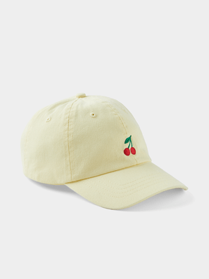 Cotton On Kids Yellow Kids Sports Club Cap