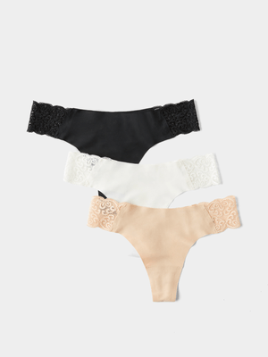 Women's Cotton On Multi Party Pants Seamless G-String Briefs
