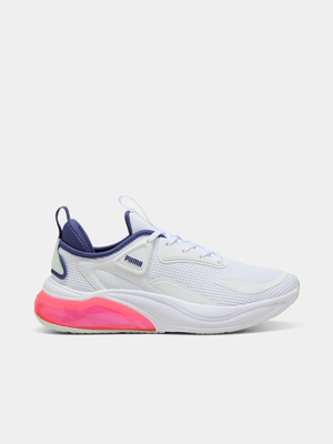 Puma Womens Cell Thrill White/Blue Crystal Running Shoes