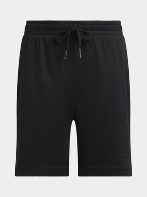 TS Boys Knit Performance Black Shorts
