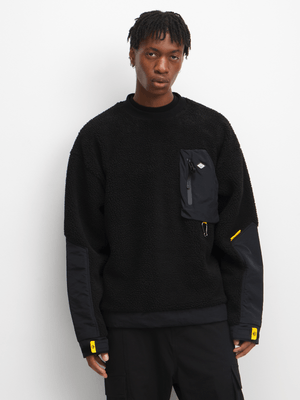 Anatomy Men's Borg Black Sweat Top