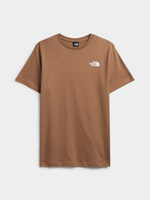 【THENORTHFACE】 brown cotton t-shirt （関税送料込） The North Face Men's NSE Brown T-Shirt | Bash