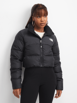 The North Face Women's Saikuru Black Cropped Puffer Jacket