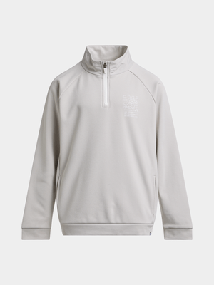 TS Boys 1/4 Zip Funnel Stone Top