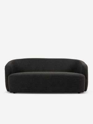 Pale 2 Seater Boucle Couch