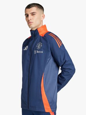 adidas Mens Manchester United Training All-Weather Jacket
