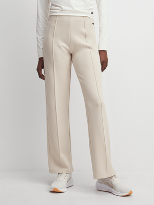 TS Womens Scuba Bone Wide Leg Pants