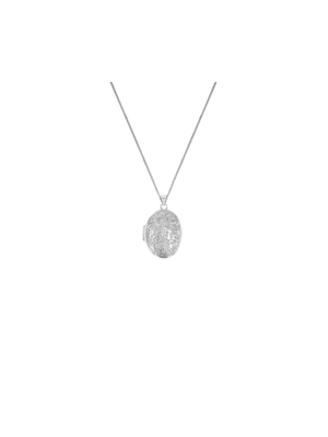 Sterling Silver Floral Locket Pendant