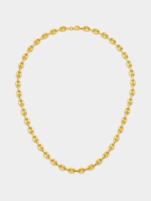 9ct Yellow Gold Puff Anchor Link Chain