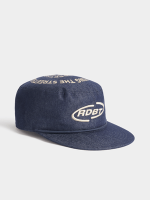 Redbat Unisex Denim Pillbox Blue Cap