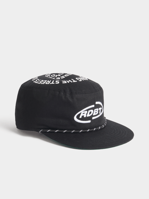 Redbat Unisex Pillbox Black Cap