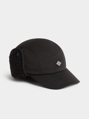 Anatomy Unisex Trapper Black Cap