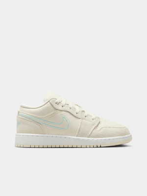 Jordan Junior 1 Low SE Sail/Mint Sneaker