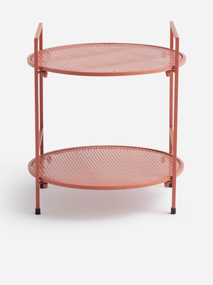 Ambiance Pink Table Foldable Round Dia 45Cm