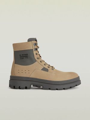 G-Star Men's Arron Lace Brown/Grey Mid Boots