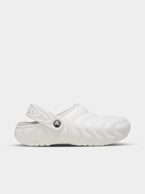 Crocs Women's Classic White Overpuff White Clog