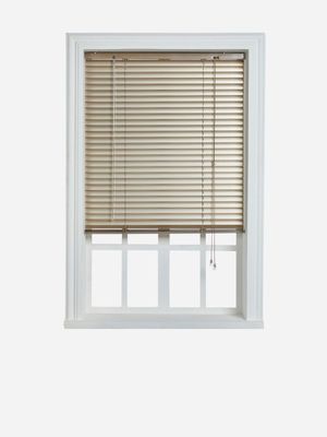 25mm Aluminium Venetian Blind Fawn 120x160cm