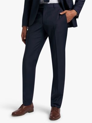 Fabiani Men's Navy Wool Suit  Trousers