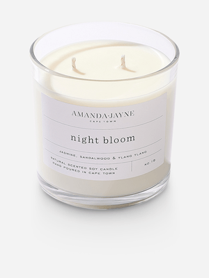 Amanda-Jayne Night Bloom Double Wick Soy Candle