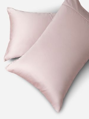 Grace Most Lustrous Gold Seal Certified Egyptian Cotton 400 Thread Count Pillowcase Set Mauve