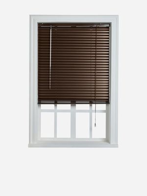 25mm Aluminium Venetian Blind Metalic Brown 100x160cm