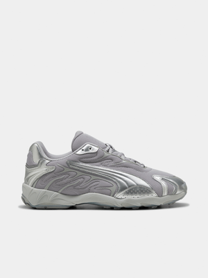 Puma Men's Inhale Grey/Silver Metallic Sneaker