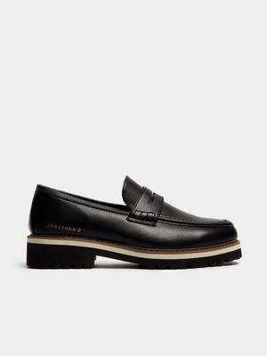 Men's Jonathan D Penny C Moc Black Loafer