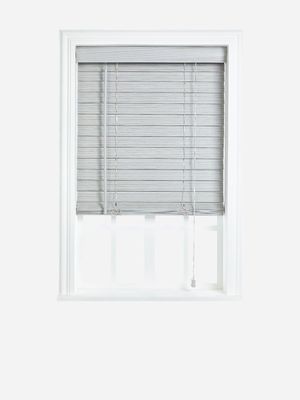 50mm Fauxwood Venetian Blind Tex Greywash 60x100cm