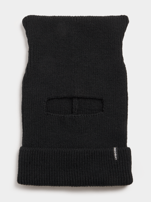 Redbat Unisex Black Balaclava with Ears