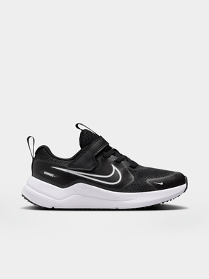 Nike Junior Pre-School Cosmic Runner Black/White Running Shoes