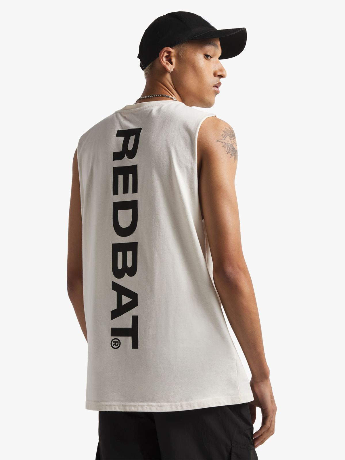 Redbat Athletics Men's Cream Tank Top | Bash