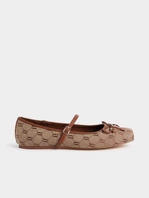 Luella Jacquard Printed Pumps