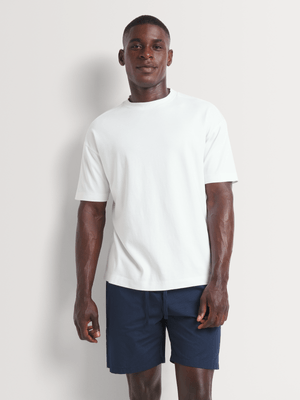 Men's Markham Woven Micro Navy Sleepwear Short