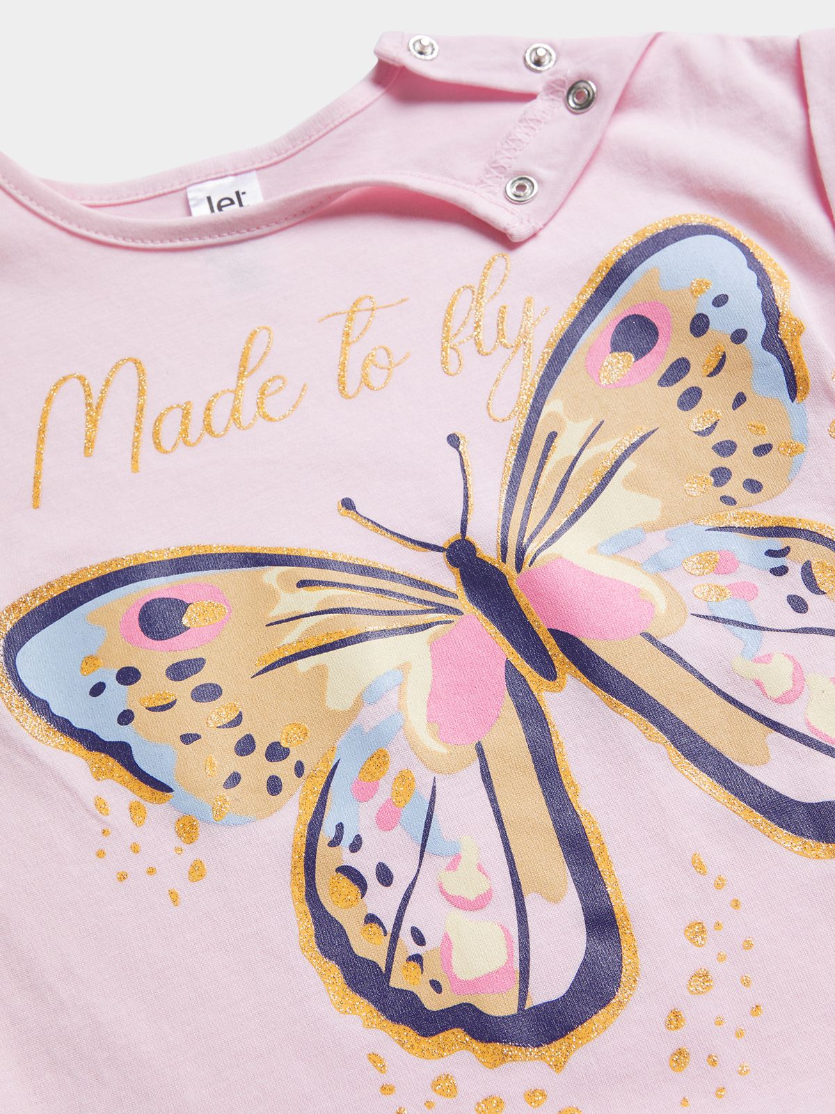 Jet Infant Girls Pink Butterfly Romper | Bash
