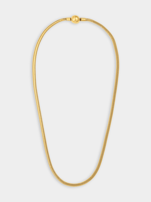 Tempo Jewellery Gold Plated Brazil Slider Chain